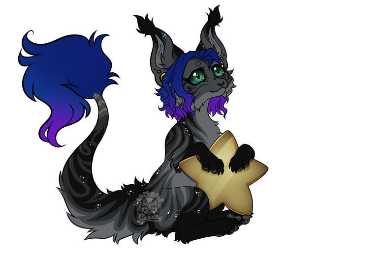 flatcolored chibi + prop