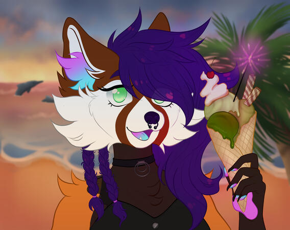 flatcolor + semi-complex bg