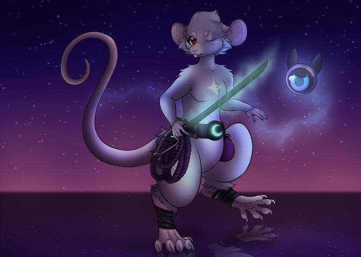 simple scene(+ complex items)