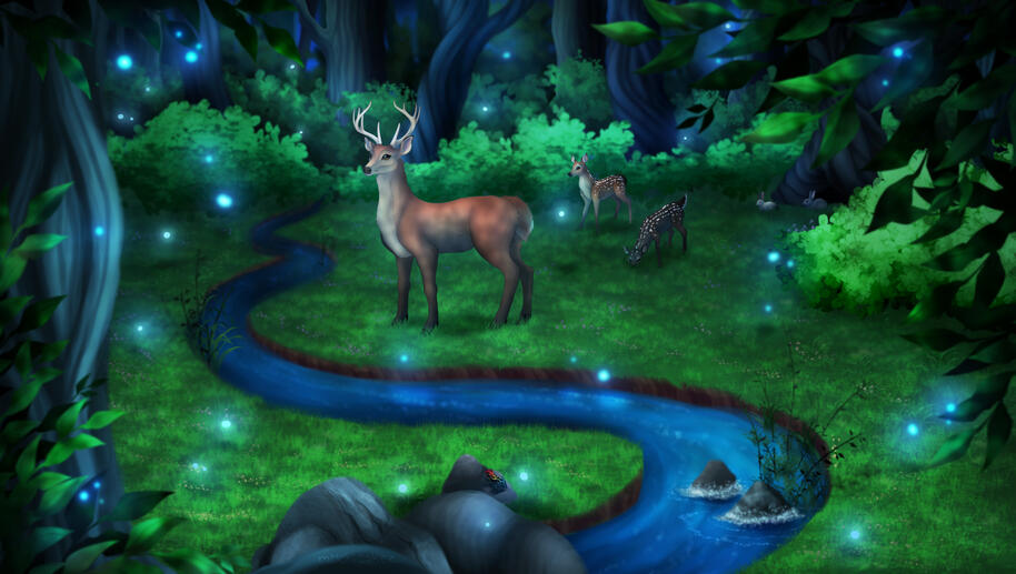 extremely complex scene