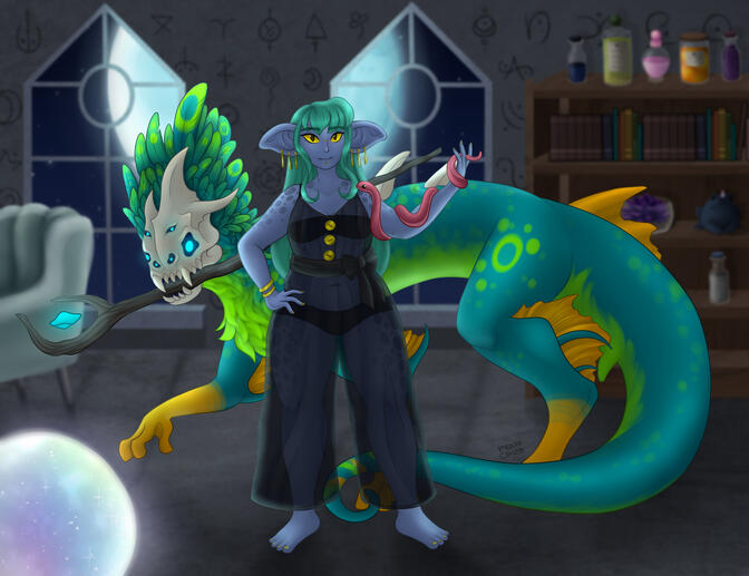 extremely complex scene